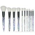 Professional 10pcs Crystal Make Up Brush